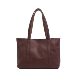 Lois 2-in-1 Reversible Tote - Bitter Chocolate / Fossil 